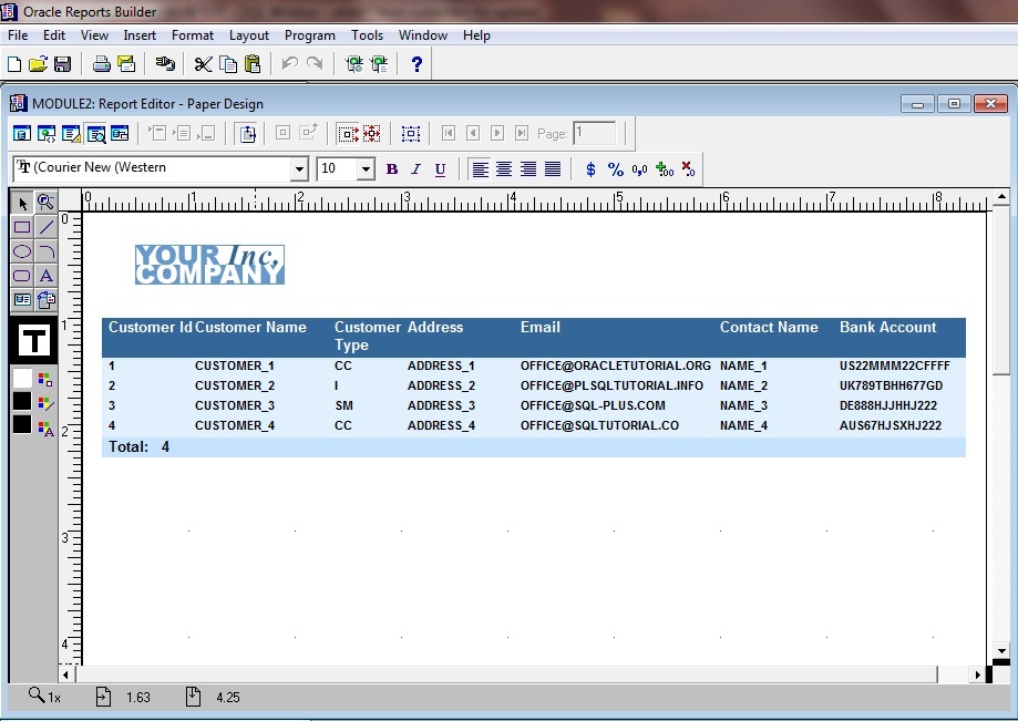 Sql Developer Reports Pdf